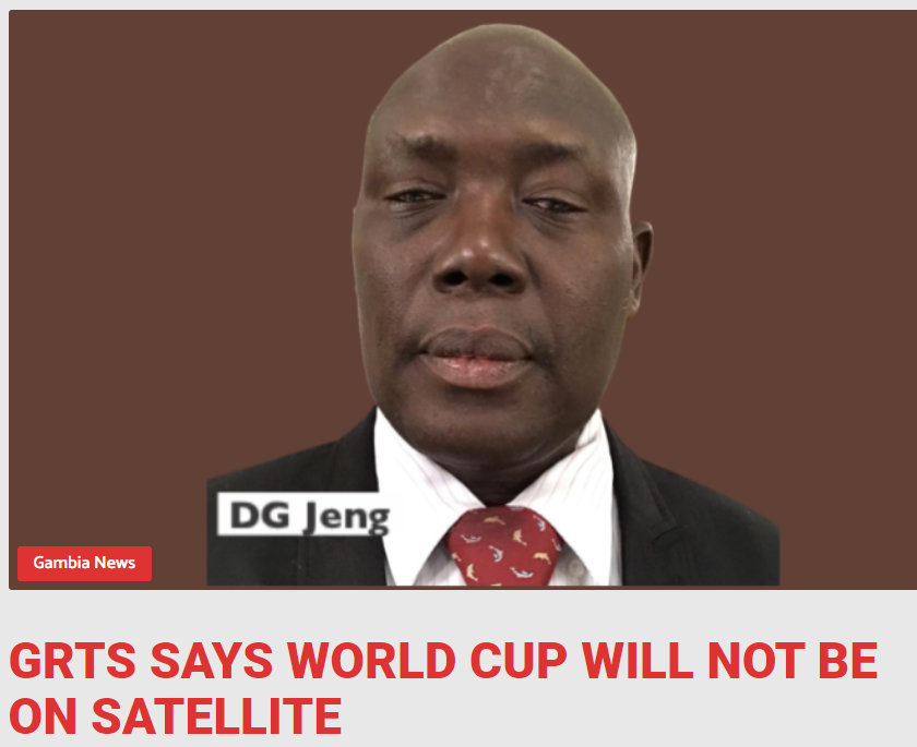 GRTS SAYS WORLD CUP WILL NOT BE ON SATELLITE